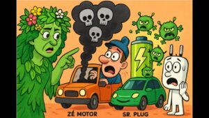 Carro elétrico ou a gasolina