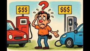 Carro elétrico ou a gasolina